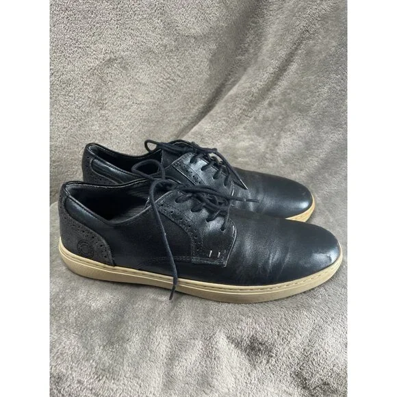 Bull Boxer Jadyn Men’s 9 Metallic Blue Leather Shoes Loafers Sneakers 43 Oxfords - Picture 3 of 13